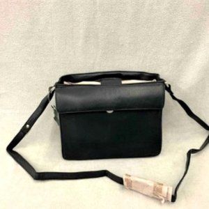 Black Gianni Leather Bag